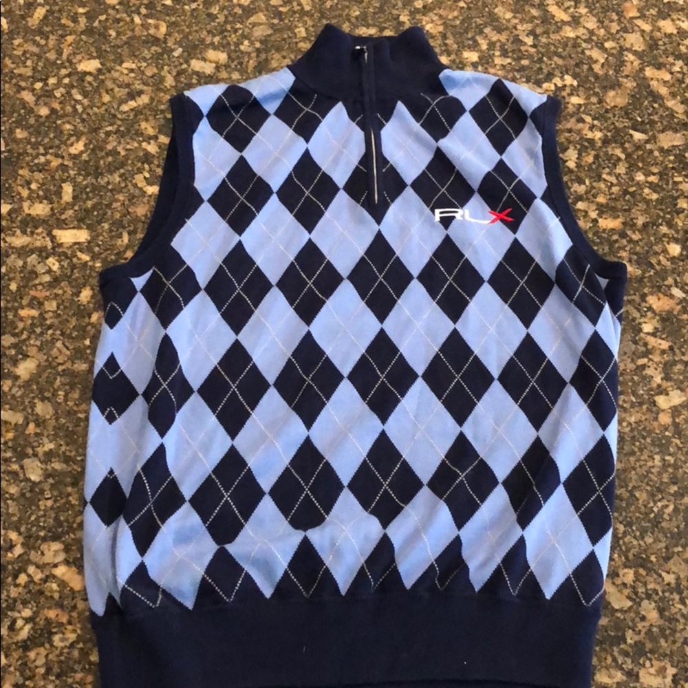 RLX Ralph Lauren Argyle Golf Vest